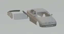 alfa romeo 166 mk1 3D Print Model in Vehicle 376490