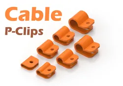 Cable Mounts P clip - 7 Variations