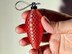 Easy pine cone bauble