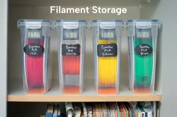 Filament Storage Container with Humidity Monitor
