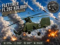 FLETTNER FL 282 KOLIBRI 3D print model