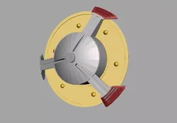 Flying Fists He-man shield -vintage version- 3D print model