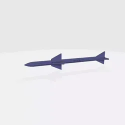 GI JOE SKYSTRIKER - missile 1 3D print model