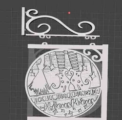Home Decorations & Ornaments STL تنزيل - ديكور معلق مع دعامة حائط معلقة على الحائط خزعبلات - celticverse
