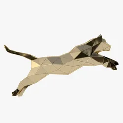 jumping tiger papercraft