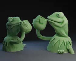 Kermit Sipping Tea