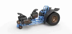 Other STL indir - Trekker met 3 motoren V8 Versie 2 Schaal 1:25 - 3DTechDesign