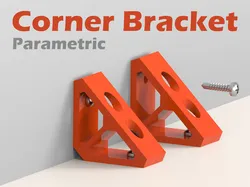 Ultra Strong Corner Bracket - 5 Variations ( Parametric )