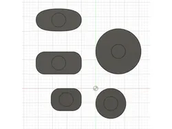 Brick Train Buffers for 8 wide trains