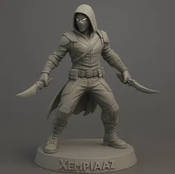 Characters & Creatures STL indir - Dave – The silver Fang - Xempiaaz