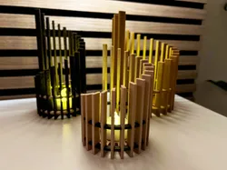 LED tea light lamp 24BARS // LED-Teelicht Lampe 24BARS