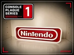 Placa con logo de consola - Nintendo - Modelo de impresión 3D gratuito