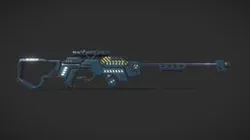 Sci-fi_Concept_Rifle_Highpoly