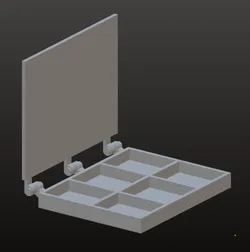Screw organizer, box for screws and items