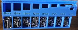 Skadis Ikea M3 bolt storage and sorter - Workshop tools