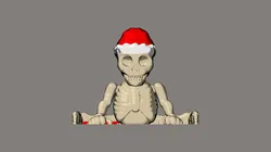 Skeleton Articulated Figure Christmas edition