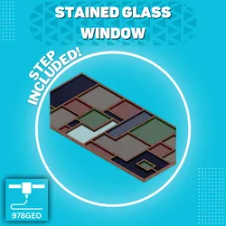 Stained Glass Window & Ornament - V1