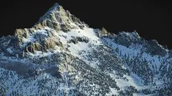 Winter Mountain (World Machine) - Model 1