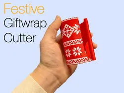 Wrapping paper cutter - Festive edition (multicolor)