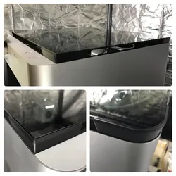 Bambu Lab X1 - top glass lid cover riser holder shim air vent