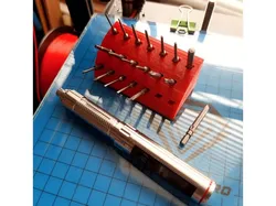 Bit storage for ES121 electric screwdriver