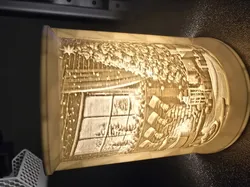 lithopane christmas tree