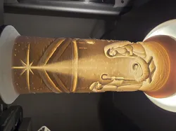 lithopane nativity of jesus