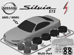 Nissan Silvia S15 Kit Card (1:24 scale)