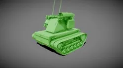 Platform M military robot Base Mesh