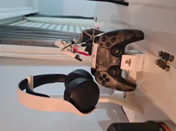 Playstation 5 Dual Sense and Pulse3D Headphone Desktop Stand