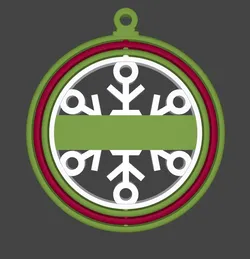Spinning Snowflake Ornament