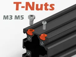 T Nut - M3 M5 ( Parametric )