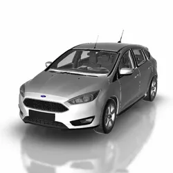 Vehicles & Machinery STL indir - Ford Focus 2018 - 3DCARSALON