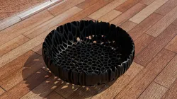 Voronoi See Through Bowl - Vertical