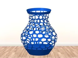 Voronoi Vase | House Flower vase