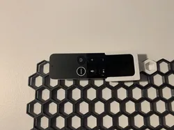 Apple TV Remote Holder for HSW / Honeycomb Storage Wall