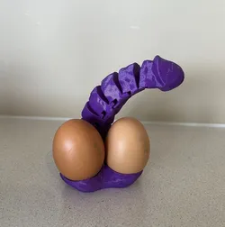Articulated Dick Egg Holder