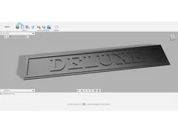 Datsun B110 Deluxe Boot Badge