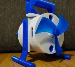 Hand powerd fan