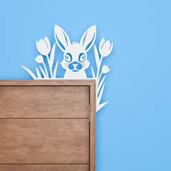 Home Decorations & Ornaments STL indir - Easter Egg Door Corner Decoration - XP3Design