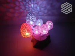 Magic Mushrooms - a lighted decoration | Mushroom Lamp