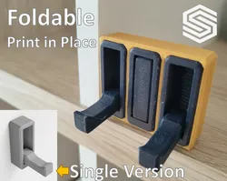 Modern Foldable Hook (print-in-place)