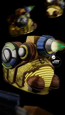 Props & Terrain STL indir - GRUB GUNBOUND MOVIL - JTR STUDIO