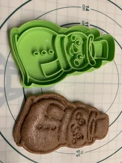 Snowman cookie cutter