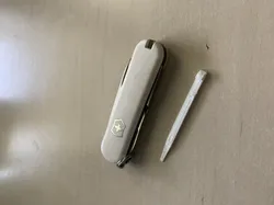 Swiss army knife toothpick (old but gold)