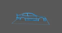 Vehicles & Machinery STL Descărcare - BMW - E36 M3 - PAWU STL Studio