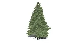 3D Artificial Christmas Tree Green