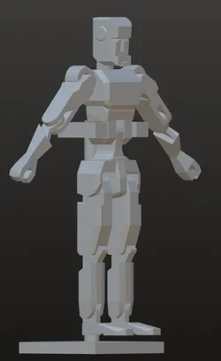 Action figure + support base