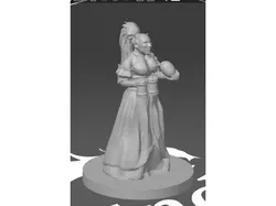 Buzum the comely half-orc barmaid