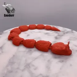 Characters & Creatures STL Download - Articulated Horned snakeby Enoderr